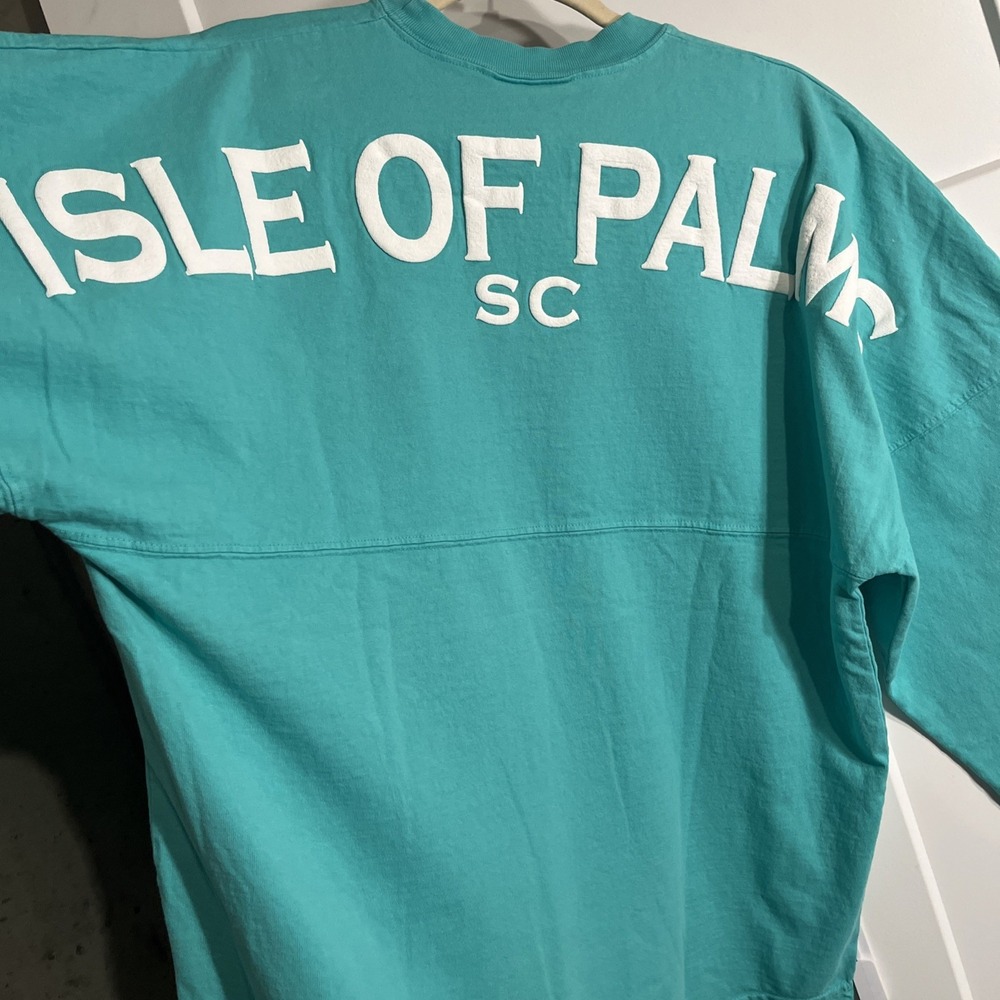 Isle Of Palm SC Spirit Jersey Pullover Sweater Women's Teal Blue Medium